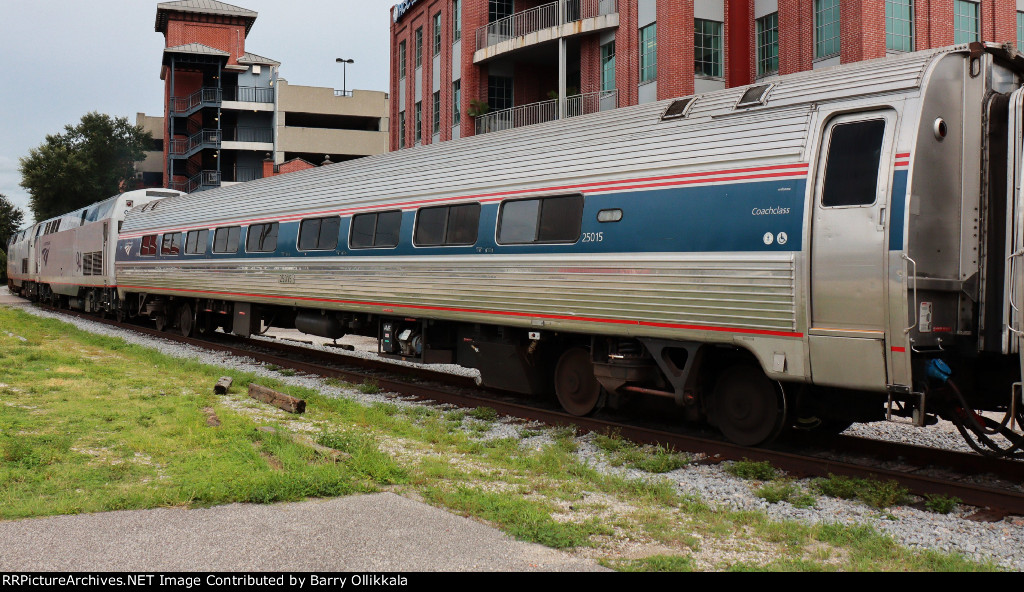 Amtrak Coach 25015 and Silver Star 94 and 201